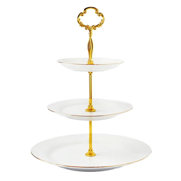 Cristina Re 3 Tier Cake Stand Ivory - Resim 2