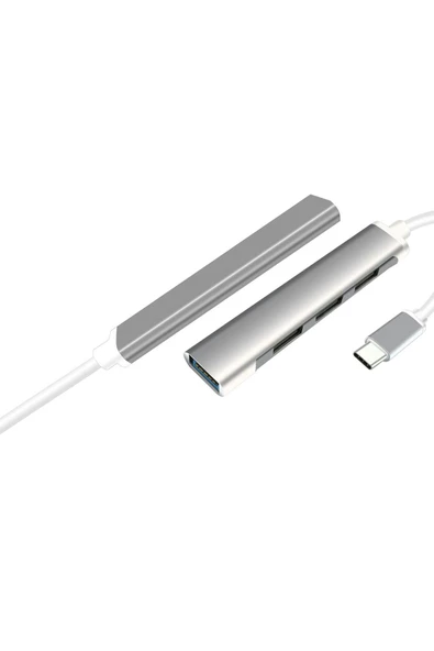 Usb-c 4'lü Çoğaltıcı Usb 3.0 Hub Uyumlu - Resim 5