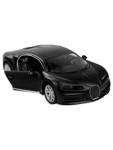 Çek Bırak Metal 12 Cm Model Araba - 6632-40SM - Siyah