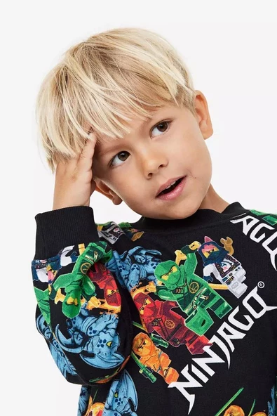 Ninja Erkek Çocuk Sweatshirt - 4