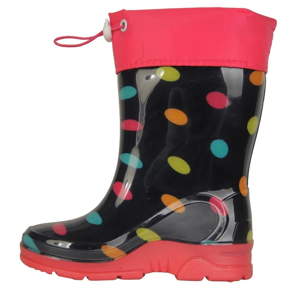 Arısan 227 Syh-Fşy Puantiye Termal Kürklü Kışlık Kız Çocuk Çizme Bot - Resim 2