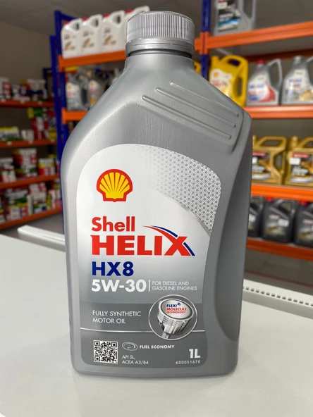 SHELL HX8 5W-30 Motor Yağı 1Litre