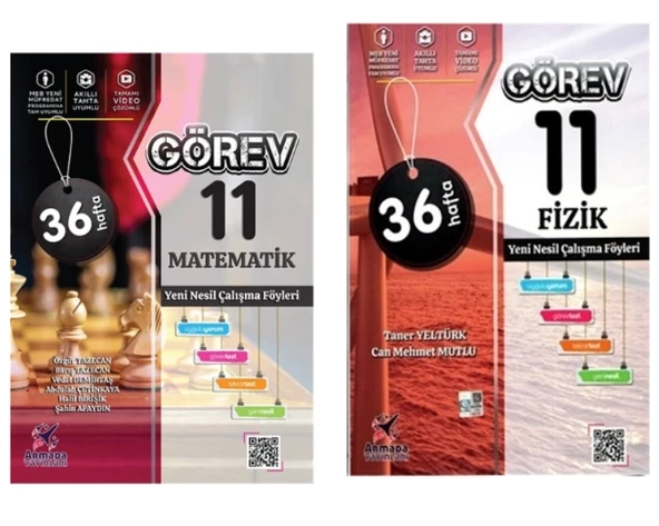 Armada Görev 11. Sınıf Matematik + Fizik Yeni Nesil Çalışma Föyleri