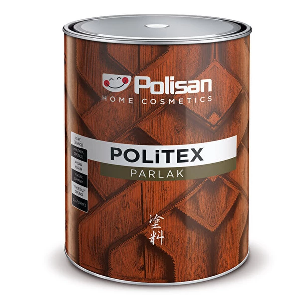Polisan Politex Lüx Parlak Vernikli Ahşap Koruyucu 0,750LT BAMBU