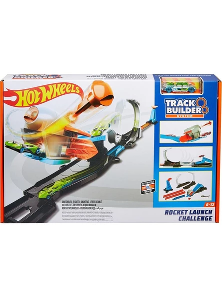 HOT WHEELSTRACK BUILDER ROCKET LAUNCH CHALLENGE ROKET FIRLATMA GÖREVİ - 3