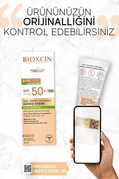 Bioxcin Suncare Güneş Kremi Tint SPF 50+ 50 ml - 9