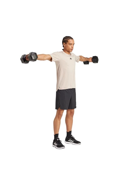 adidas Power Tee Erkek   T-Shirt IX9094 - Resim 6