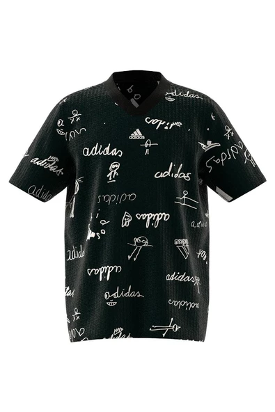 adidas J BLUV T Çocuk   T-Shirt IV9438 - Resim 8