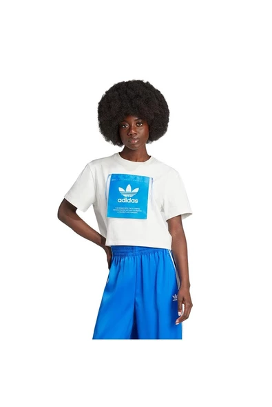 adidas KSENIA GFX TEE Kadın   T-Shirt IW5662 - 3
