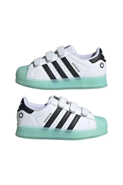 adidas SUPERSTAR LED LIGHTS CF C Unisex Çocuk   Sneaker IG7004 - Resim 11