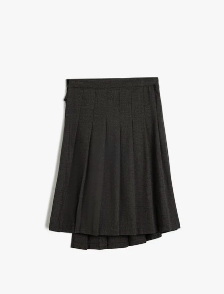 Pileli Kız Çocuk Uzun Etek - 3