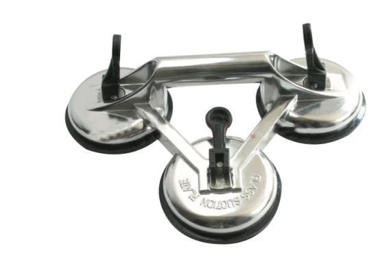 Eltu 60313 Cam Vantuzu Üçlü  Alüminyum 115mm