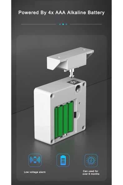 UmoTech   Elektronik Akıllı Anahtarsız Çekmece -Dolap Kilidi Gizli Çekmece Kilidi ve Manyetik Güvenlik Çözümü - Resim 3