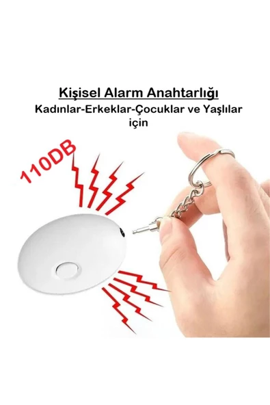 UmoTech   Kişisel Güvenlik Alarmı 110dB Yüksek Ses Acil Durum Alarmı-Yeni Nesil Deprem Düdüğü - Enkaz Butonu - 5