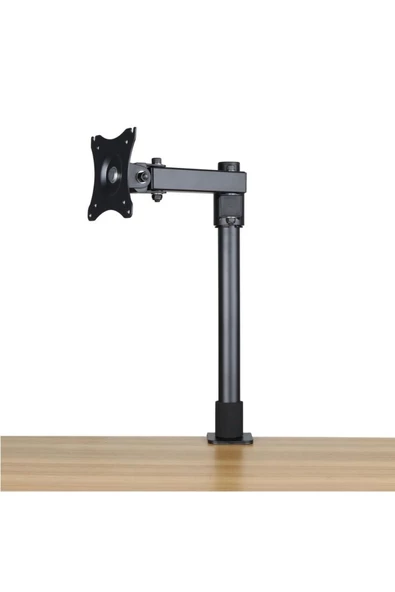 UmoTech Ayarlanabilir Masaüstü Monitör Lcd, Led Tv Standı Vesa Uyumlu Ergonomik Ve Çelik Sağlam Siyah