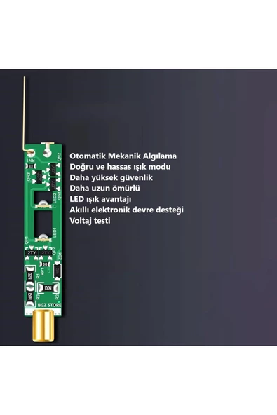 BGZ STORE   Kontrol Kalemi Elektrik Elektronik Test Cihazı Kırmızı Yeşil Led Işıklı Faz Voltaj Testi Tornavida - 5