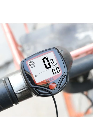 UmoTech   Profesyonel Bisiklet Hız Göstergesi Su Geçirmez Dijital Hız ve Mesafe Ölçer - Resim 2