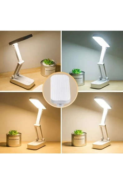 BGZ STORE   Masa Lambası Katlanabilir Taşınabilir 24 LED'li - 3 Farklı Aydınlatma Moduyla Pratik ve Şık - 3