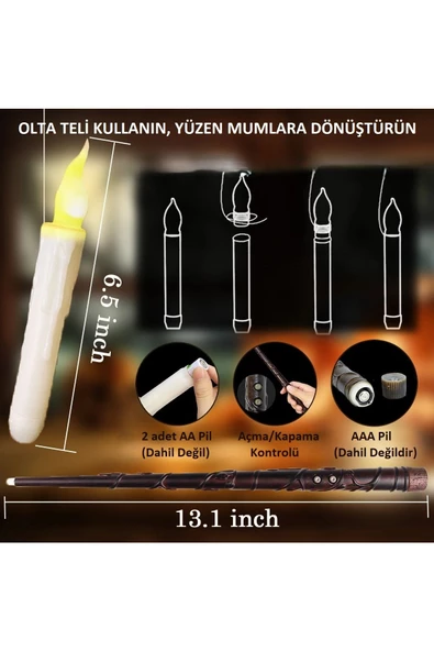 UmoTech   Dumansız Alevsiz Damlasız Led Mumlar Uzaktan Kumanda Seti Parlak Pilli Titreşimli Yangın Riski Yok - 6