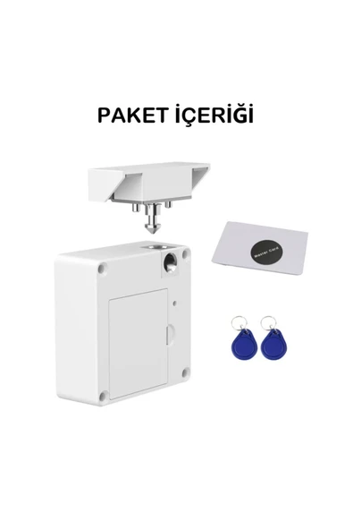 UmoTech   Elektronik Akıllı Anahtarsız Çekmece -Dolap Kilidi Gizli Çekmece Kilidi ve Manyetik Güvenlik Çözümü - Resim 7