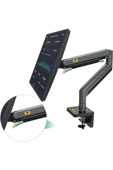 UmoTech Nb G40 22"-40 " Amortisörlü 3-15 Kg Profosyonel & Oyuncu Monitör Standı- Masaüstü Monitör Tutucu ürün görseli 1