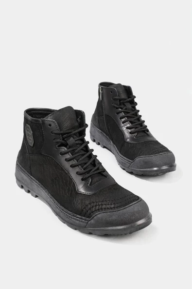 Libero 1339 Casual Hakiki Deri Nubuk Erkek Bot (Kış 24) - 5