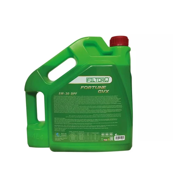 FILTORQ FORTUNE GVX 5W30 DPF 4 L Tam Sentetik Motor Yağı - 3