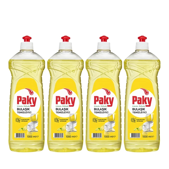 PAKY Elde Bulaşık Deterjanı Sarı Push Pull 1000 ml