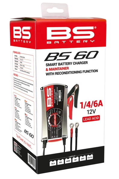BS60 - PRO SMART CHARGET 12V 1A/4A/6A - 4