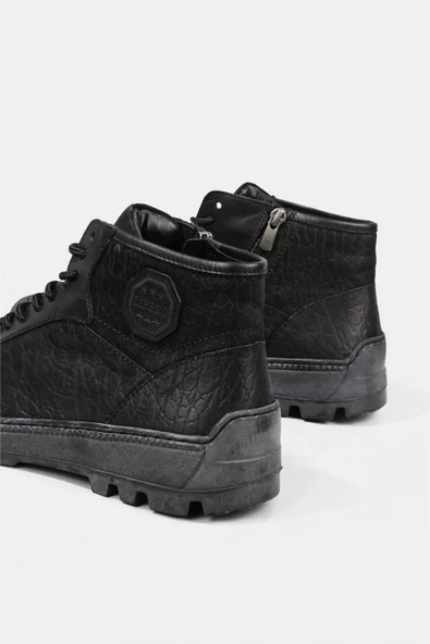 Libero 1339 Casual Hakiki Deri Nubuk Erkek Bot (Kış 24) - 7