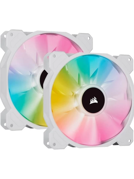 Corsaır 140MM SP140 Elıte CO-9050139-WW Rgb Kasa Fanı Beyaz 2-Li Paket