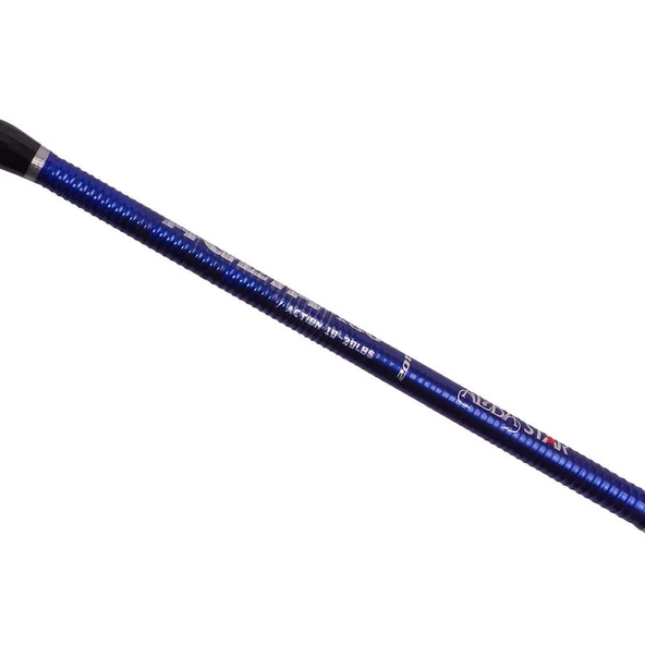 Albastar Aglia 240 cm 10-40 lbs Aksiyolu Fiber Tekne Olta Kamışı - Resim 3