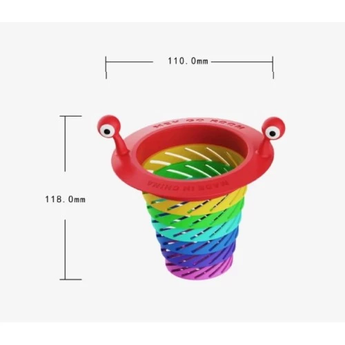 Renkli 6 Kademeli Lavabo Süzgeci - 2
