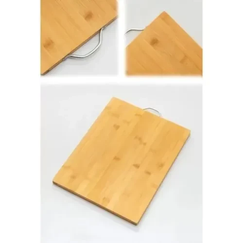 Metal Saplı Bambu Kesim Panosu - 3