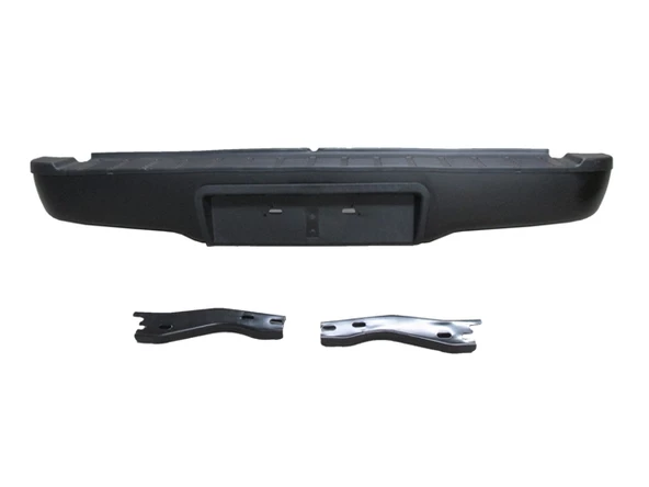 TOYOTA HILUX- PICK UP VIGO- 12/15; ARKA TAMPON SİYAH (PLAKA TAKILAN TİP) (BAĞLANTI AYAKLI) (TW) - 3