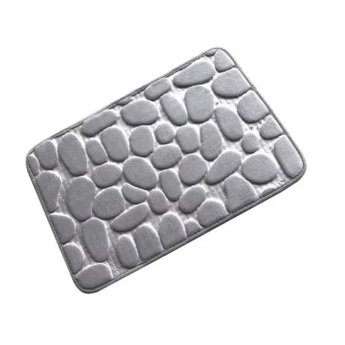 Memory Kaydırmaz Banyo Paspası Gri - 3