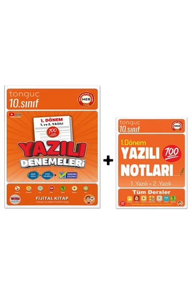 10. Sınıf 1. Dönem Yazılı Denemeleri ve Yazılı Notları - Tonguç Yayınları