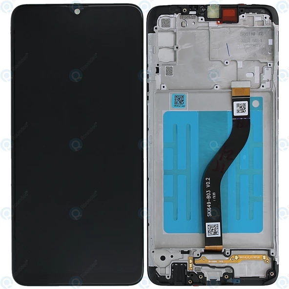Samsung Galaxy A20S Uyumlu Çıtalı OLED LCD Ekran + Dokunmatik SM-A207F - 4
