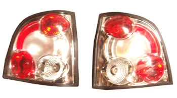 VOLKSWAGEN POLO- 5- 02/05; MODİFİYE STOP LAMBASI SAĞ/SOL SET 2 PARÇA NİKELAJLI/KIRMIZI/BEYAZ (TY - 2