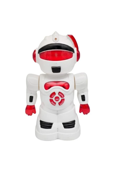 Robot Çarp Dön Sesli Işıklı 15 fonksiyonlu Robot 25 Cm ürün görseli 1