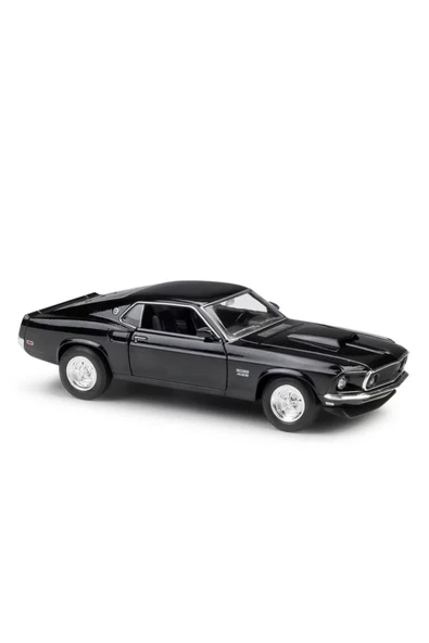 1969 Ford Mustang 429 Siyah 1:24 Model Araba - 2