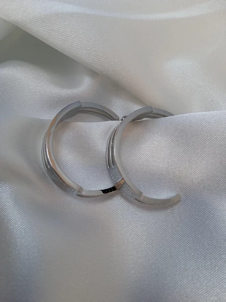 Paslanmaz Çelik Kaburga Küpe - 2