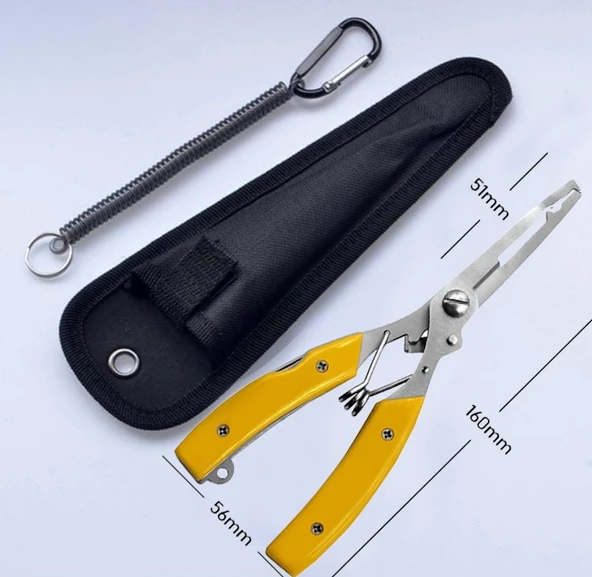 Fonksiyonlu Balık Pensesi Balıkçı Pensesi  Rapala Yapay Yem Jig Yem İğne Pense - 3