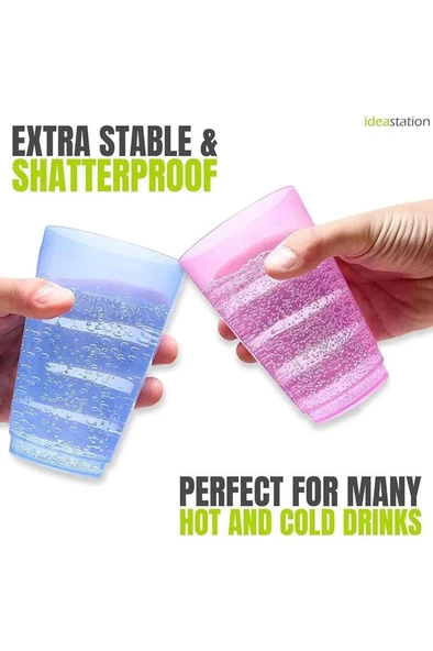 Mithra Life 4 Adet 250 ML Kırılmaz Parti Piknik Bardağı MIT1109 - 5