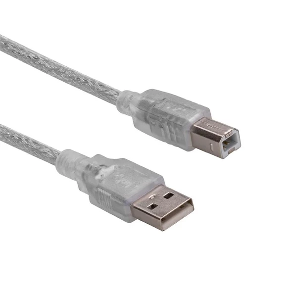 Slınk Sl-u2015 1,5mt Usb 2.0 Şeffaf Yazıcı Kablosu