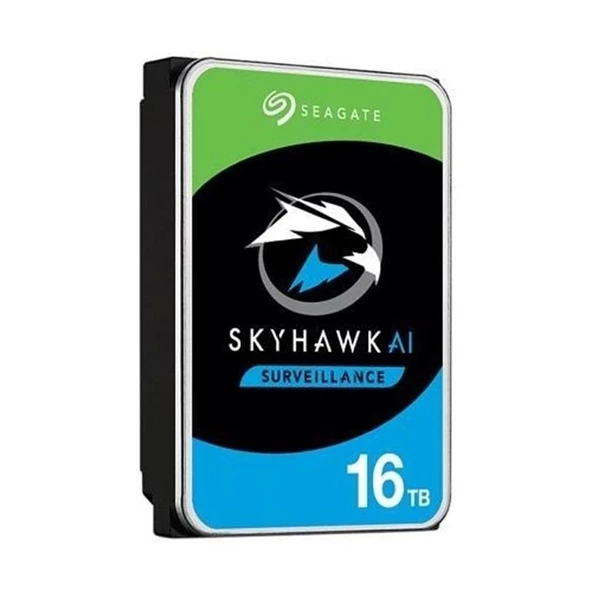 16 Tb Seagate 3.5 Skyhawk Sata 7200rpm 256mb 7/24 Guvenlık St16000ve002 (5 Yıl Resmı Dıst Garantılı)