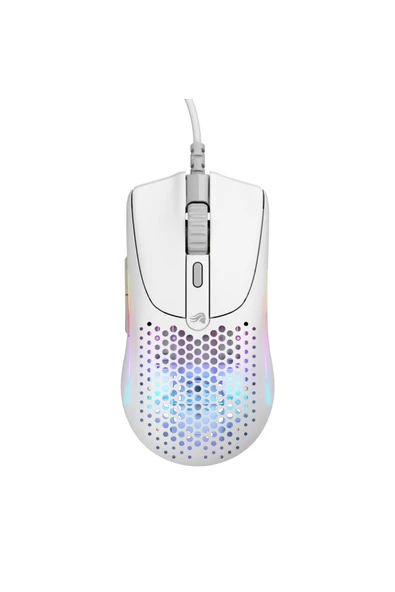 Glorious Model O 2 Mini 49 gram 6 Düğmeli Kablolu Beyaz Mouse