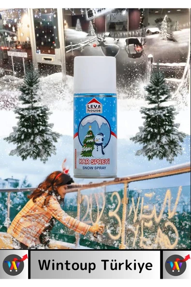 Luxery Parti Eğlence Yeni Yıl Noel Yılbaşı Ağacı Çam Ağacı Uzun Süre Kalıcı Kar Spreyi - 2