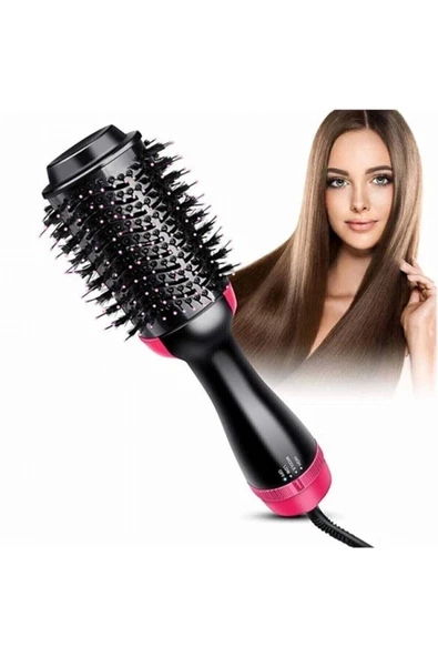 1200 W Saç Şekillendirici Ve Saç Düzleştirici-kurutucu Fırça Fön Tarak Hava Üflemeli 2024 - 5