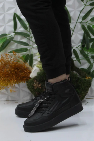 M.P 242-2057 Siyah Rahat Orijinal Ürün Bilekli Kadın Spor Ayakkabı - Resim 3